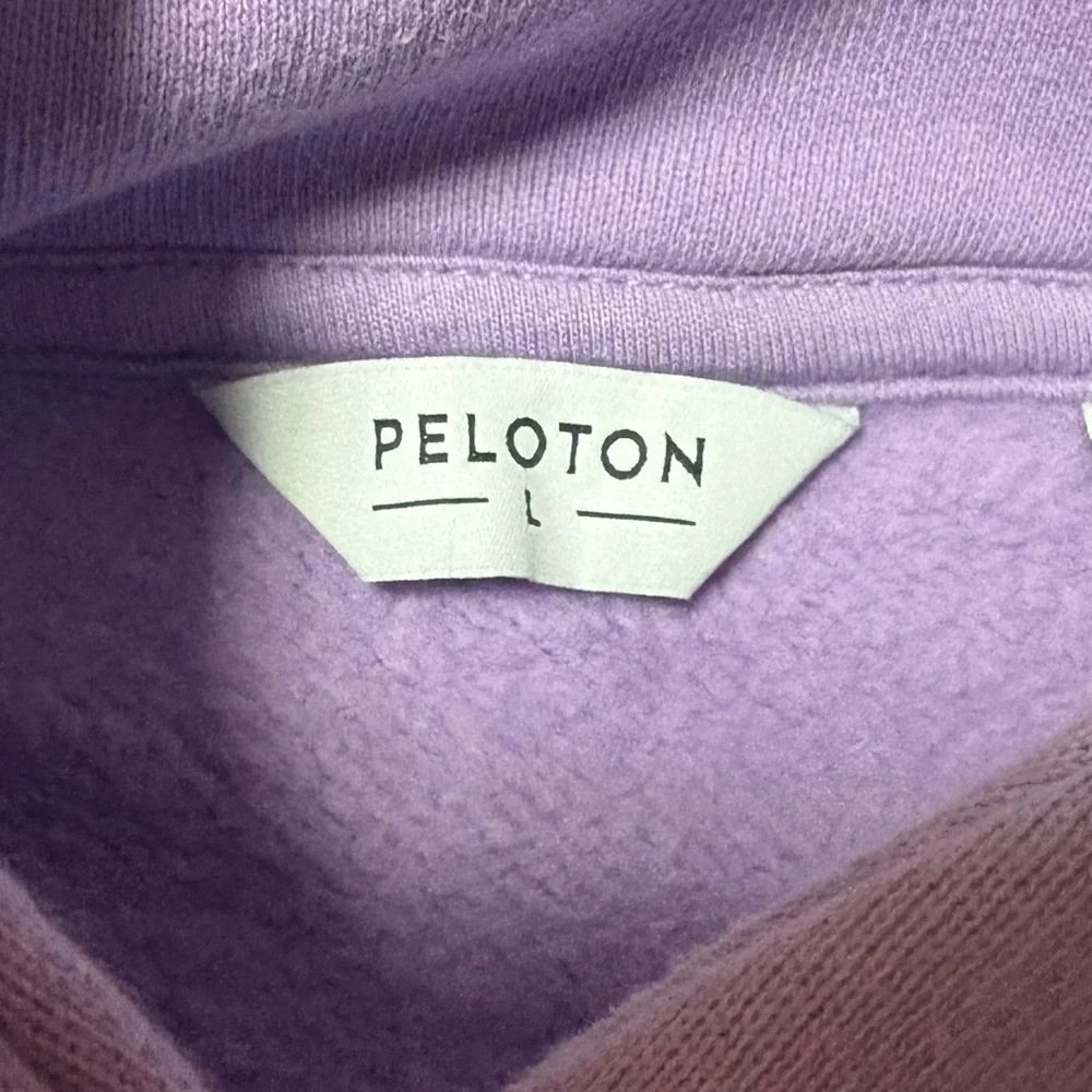 Peloton Purple Fleece Hoodie - Picture 4 of 4